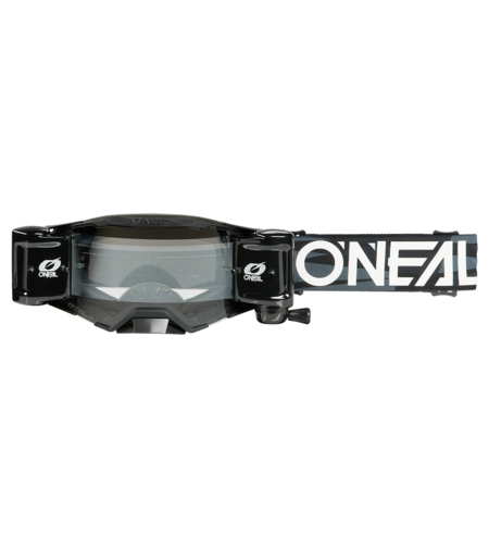 Мотокрос очила O`NEAL B-33 ROLL OFF ICTUS BLACK/WHITE - CLEAR