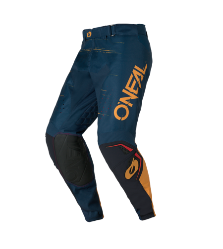 Мотокрос брич O'NEAL HARDWEAR SWIPE NAVY BLUE/TANGERINE V.26