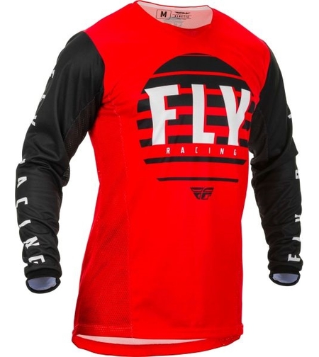 Мотокрос блуза FLY RACING KINETIC K220-BLACK/RED/WHITE