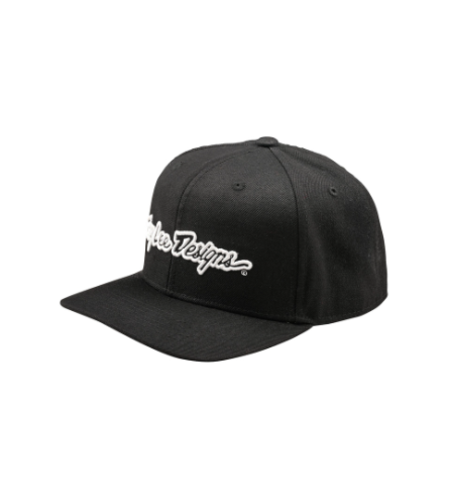Шапка TROY LEE DESIGNS Curved Snapback Signature - BLACK