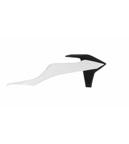 Пластмасови капаци за радиатор RACETECH Radiator Cover KTM 20-23 (White/Black)