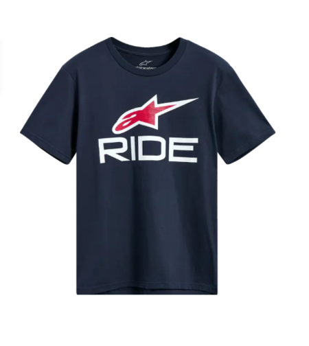 Мото тениска ALPINESTARS SS SS CSF RIDE 4.0 NAVY/WHITE/RED