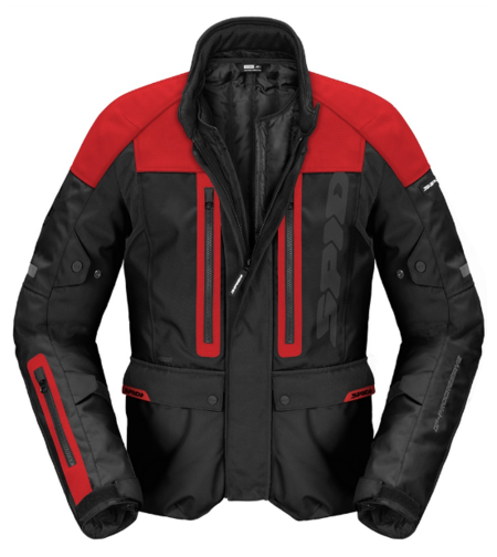 Текстилно мото яке SPIDI TRAVELER 3 EVO BLACK/RED