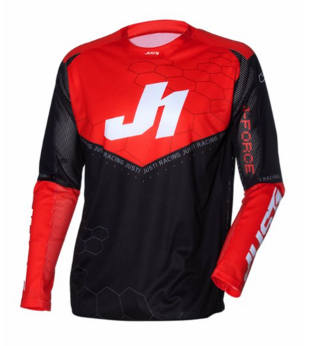 Мотокрос джърси Just1 J-Force Hexa Red/Black/White