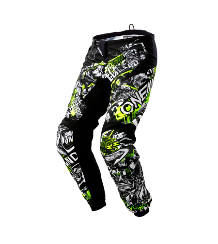 Детски мотокрос брич O'NEAL ELEMENT ATTACK BLACK/HI-VIZ 2020