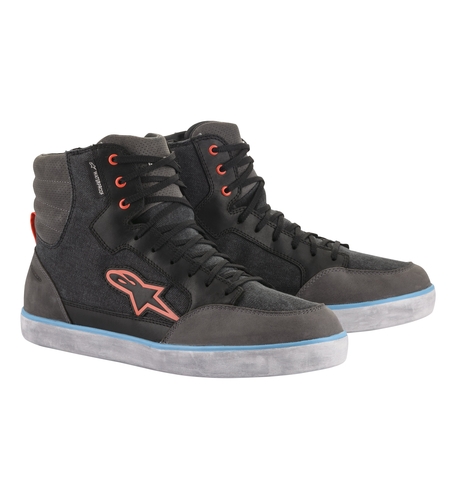 Мото кецове ALPINESTARS J-6 WP Canvas Riding BLACK/RED/BLUE