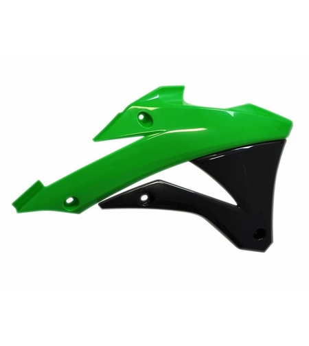 Пластмасови капаци за радиатор RACETECH KX85 Green