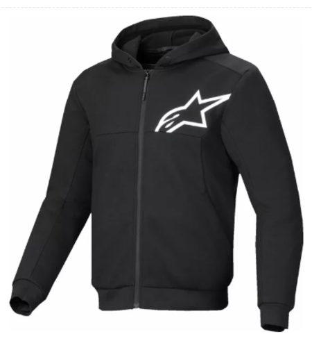 Мото суитшърт ALPINESTARS CHROME V2 BLK/WHT