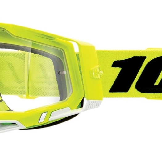 Мотокрос очила 100% RACECRAFT2  YELLOW-CLEAR