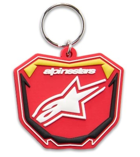 Ключодържател ALPINESTARS FOB PLATE RED/YELLOW/BLACK