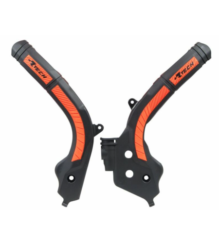 Протектор рама RACETECH Bi-material Frame Guard Black/Orange KTM 16-18