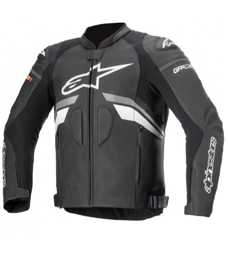 Кожено яке ALPINESTARS GP PLUS R V3 BLACK/WHITE