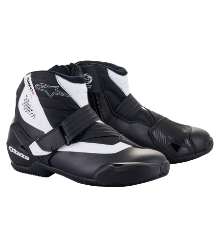 Мото боти ALPINESTARS SMX-1 R V2 BLACK/WHITE