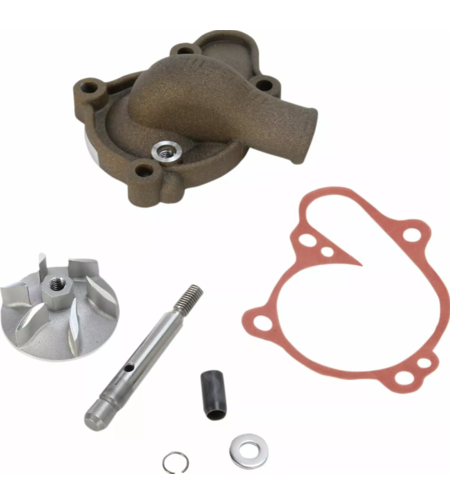 Комплект капак на водната помпа и работно колело BOYESEN COVER/IMP WATPMP YZ125 Magnesium