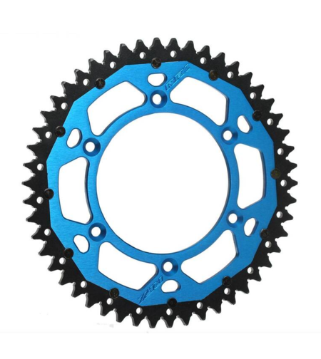 Заден пиньон RFX Pro Series Armalite Double Compound Rear Sprocket (Steel/Aluminium) - 520 48T Blue