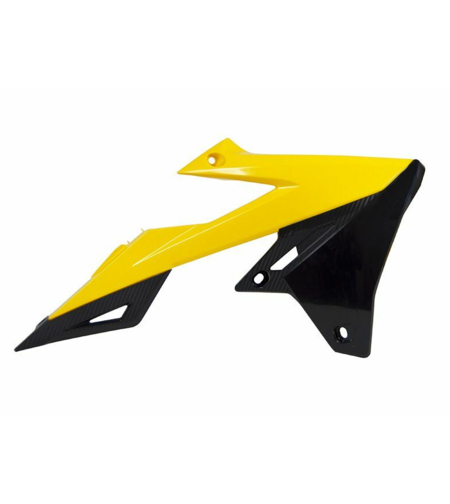 Пластмасови капаци за радиатор RACETECH Radiator Covers Yellow/Black Suzuki RM-Z450 18-23