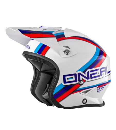 Каска O'NEAL SLAT CIRCUIT WHITE/BLUE/RED