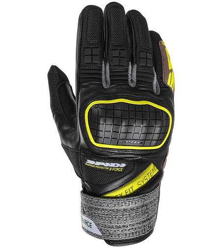 Мото ръкавици SPIDI X-FORCE BLACK/FLUO