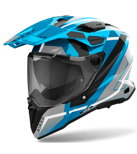 Каска AIROH COMMANDER 2 MAVICK CERULEAN BLUE