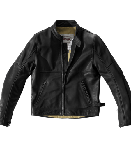 Кожено яке за мотор SPIDI ROCK BLACK