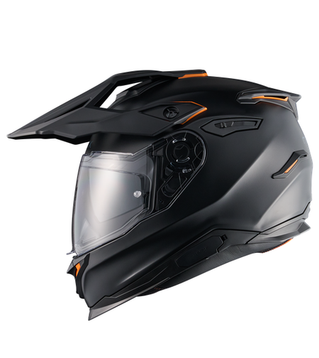 Адвенчър каска NEXX  Y.TRAVL PLAIN BLACK