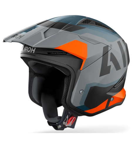 Kаска за скутер AIROH TRR II JUPITER ORANGE MATT