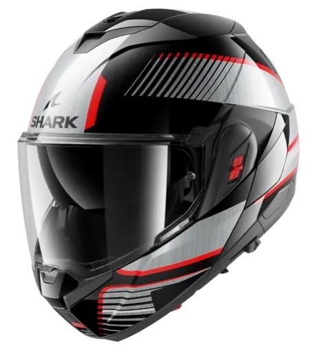 Модуларна каска SHARK OXO SIKTER Chrom Silver