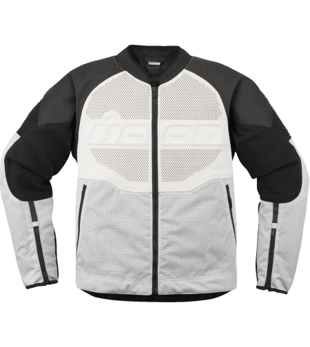 Кожено яке ICON Overlord3™ CE Leather WHITE