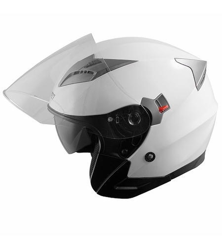 Каска за скутер A-PRO KINETIC WHITE