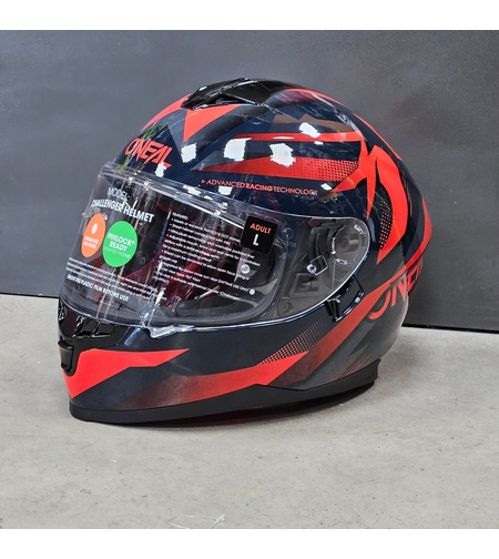 Каска O'NEAL CHALLENGER EXO V.22 RED/BLUE ДЕФЕКТ