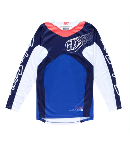 Мотокрос джърси TROY LEE DESIGNS GP Pro  Frames Jersey - Navy/White