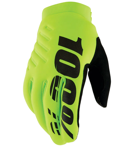 Мотокрос ръкавици 100% BRISKER 23 YELLOW