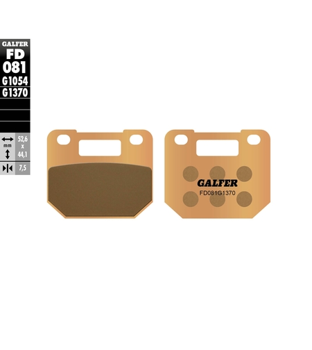 Предни мото накладки Galfer SINTERED COMPOUND FD081G1370