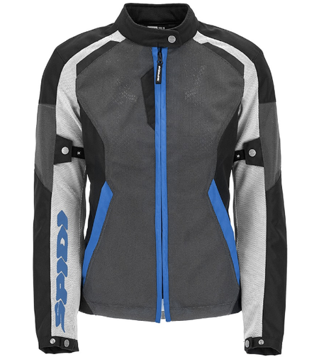 Дамско текстилно мото яке SPIDI TEK NET Gray/White/Provence