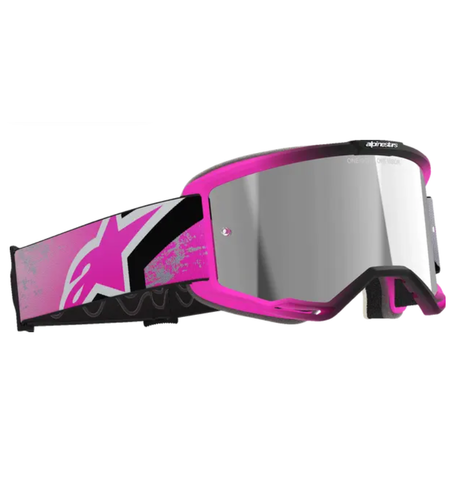 Мотокрос очила ALPINESTARS VISION 5 LAHND IRON/PINK MIRROR-SIL