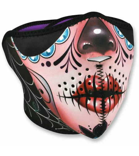 Маска за лице HALF SUGAR SKULL
