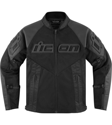 Мото яке ICON MESH AF LEATHER CE BLACK