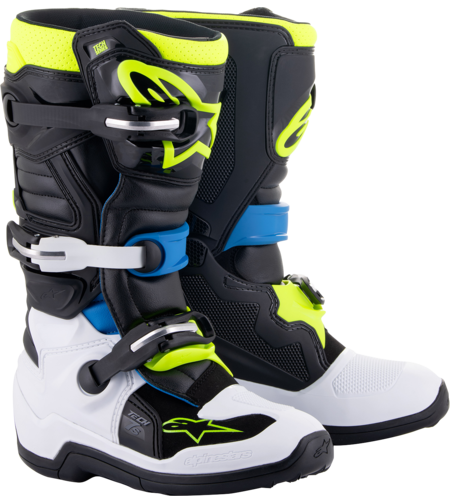 Детски мотокрос ботуши ALPINESTARS Tech 7S BLACK/BLUE/YELLOW