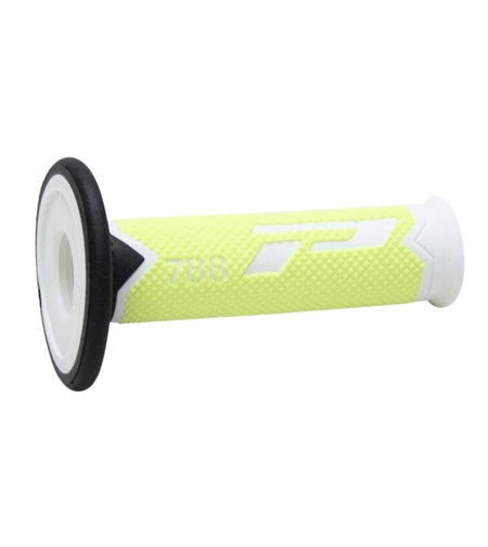 Мотокрос ръкохватки PROGRIP Triple Density WH/FLO YELLOW/BLACK