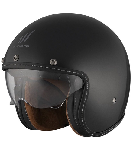 Каска за скутер MT LE MANS 2 S SV SOLID A1 GLOSS BLACK