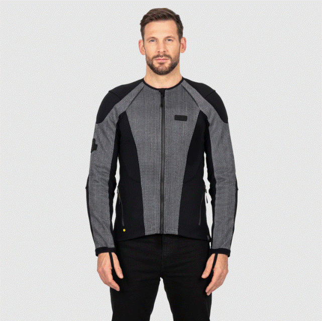 Лятно яке за мотор KNOX URBANE PRO® MK3 BLACK/SILVER