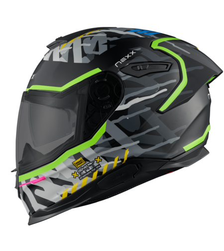 Каска NEXX Y100R URBANGRAM BLACK MATT