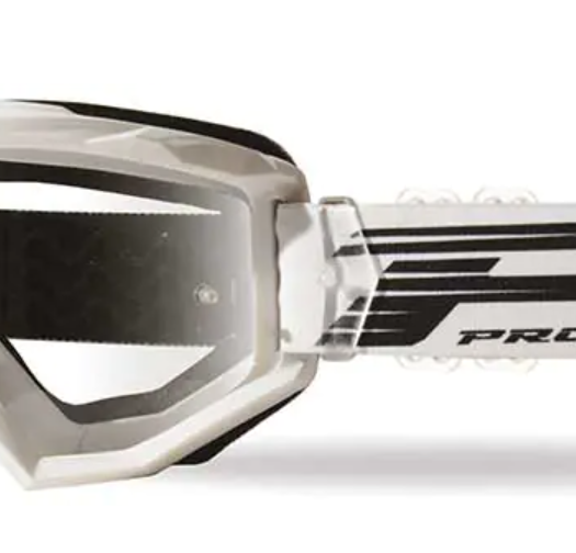Мотокрос очила PROGRIP 3201 WHITE CLEAR