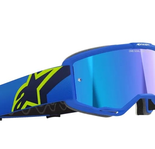 Мотокрос очила ALPINESTARS VISION 5 CORP BLUE/YELLOW MIRROR BLUE