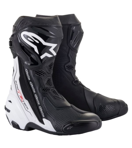 Ботуши ALPINESTARS SUPERTECH R BLACK/WHITE 2023