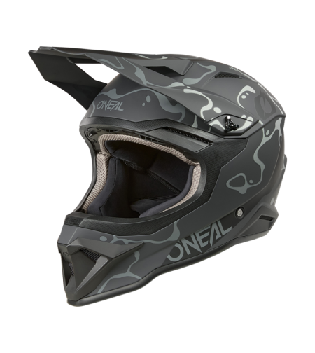Каска O'NEAL 1SERIES SPLASH BLACK/GRAY V.26