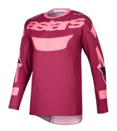 Мотокрос джърси Alpinestars RACER RIWAY RED/CORAL