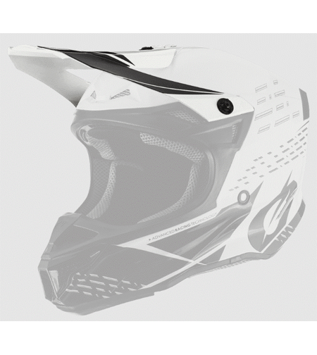 Козирка за каска O'NEAL 5SRS POLYACRYLITE HELMET TRACE BLACK/WHITE