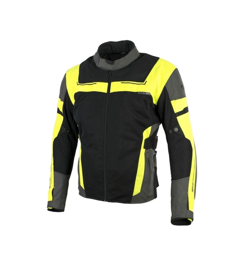 Текстилно мото яке SECA ORKAN II TITANIUM/FLUO YELLOW