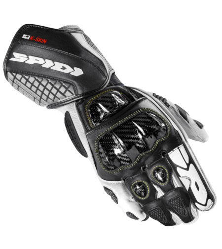 Мото ръкавици SPIDI Carbo Kangaroo BLACK/WHITE